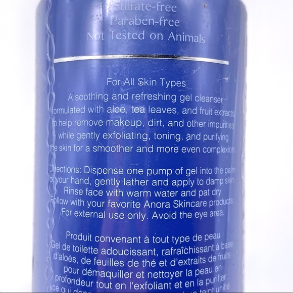 NWT Anora Skincare Purifying Gentle Exfoliating Gel Cleanser - Picture 10 of 13
